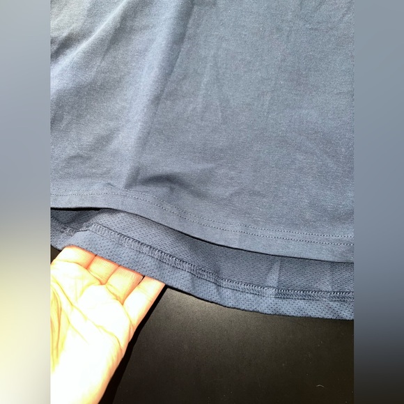 Gymshark Men's React Classic Stringer Slim Fit Tank Top Shirt Navy Blue Sz M EUC - Picture 2 of 8